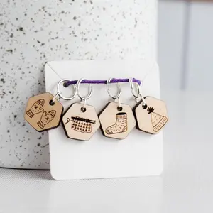 Set of 4 Stitch Markers - Knitting Projects