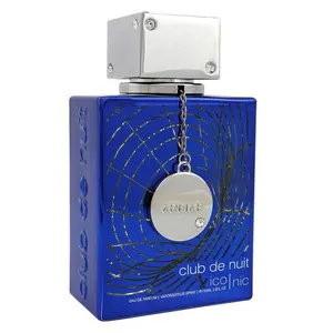 Armaf Men's Club De Nuit Blue Iconic EDP Spray 3.6 oz - Sophisticated Fragrance with Grapefruit Mint Pink Pepper & Lemon Top Notes