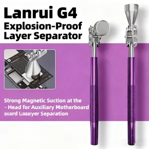 Lanrui G4 Explosion-Proof Magnetic Layer Separator for Phone Motherboard Repair Full Metal Rotatable Handle Strong Suction Tool