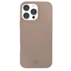 Cashmere Taupe iPhone Case - Cute & Trendy MagSafe Compatible Protective Phone Case, Shockproof & Stylish Design