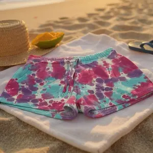 NEW! Ladies Tie-Dye Fleece Short with Pockets Hand dyed to order Small - 2XL