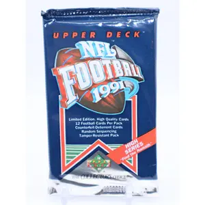1991 Upper Deck High Series Football Pack (12 Cards)