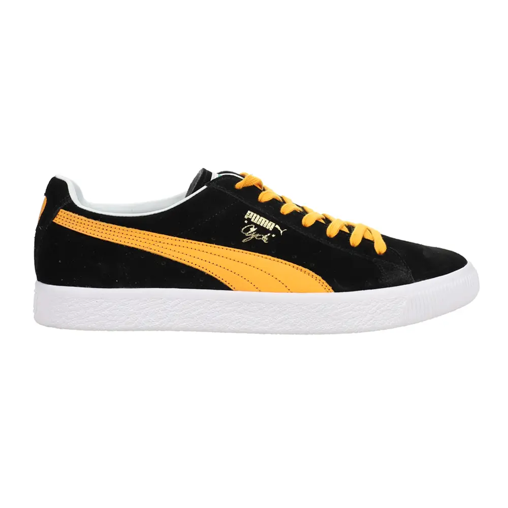PUMA Mens Clyde Clydezilla Mij Lace Up Sneakers Shoes Casual - Black, Orange PUMA Mens Clyde Clydezilla Mij Lace Up Sneakers Shoes Casual - Black, Orange