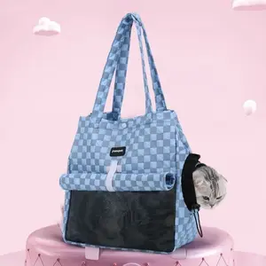 Cat Backpack, Portable Pet Bag, Small Handheld Shoulder Pet Bag, Breathable for Outdoor Use, Cute Fashion Comfort Cat Carrier