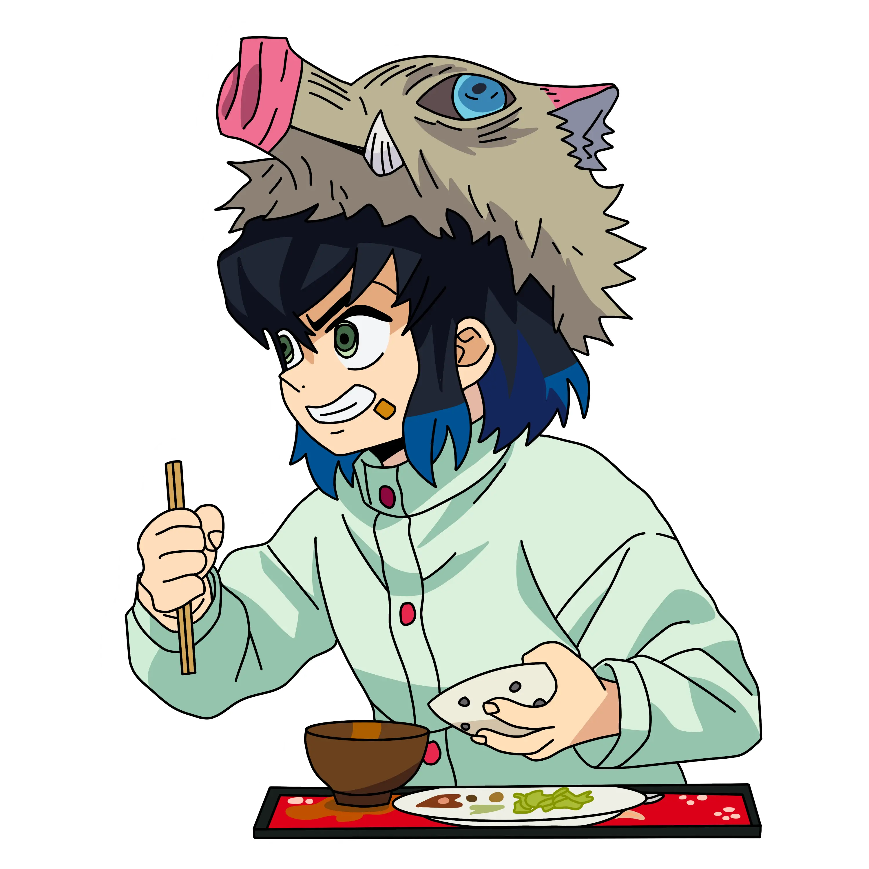 Inosuke - Demon Slayer Decorative Sticker