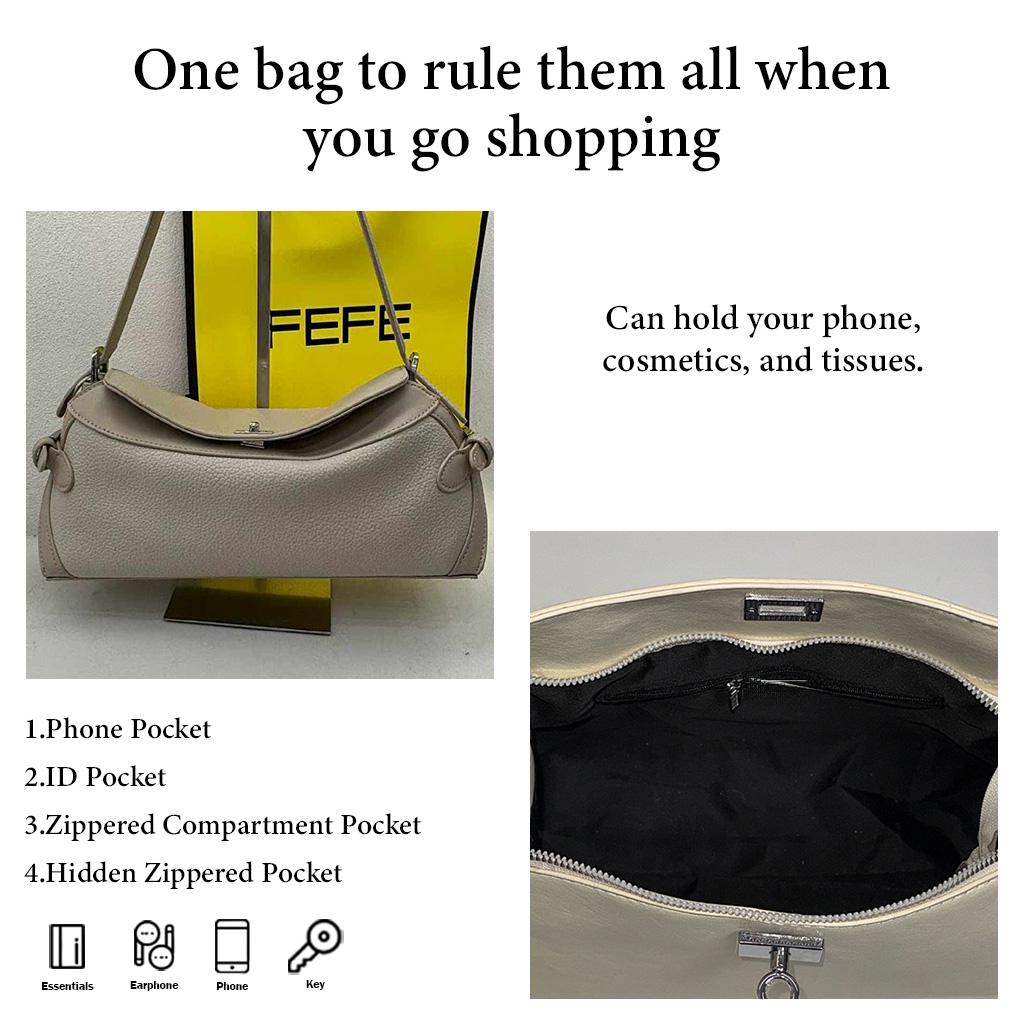 Trendy Brown Suede Purse Women's 90s Baguette Bag Maillard Aesthetic Shoulder Handbag East West Satchel for Date Work
