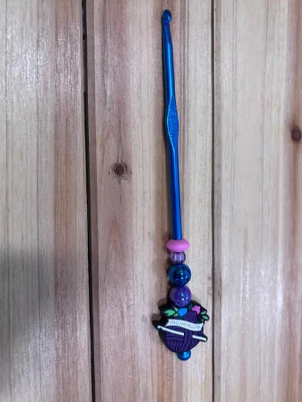 Customizable Beaded Crochet Hook Kit | DIY Craft, Beginner-Friendly