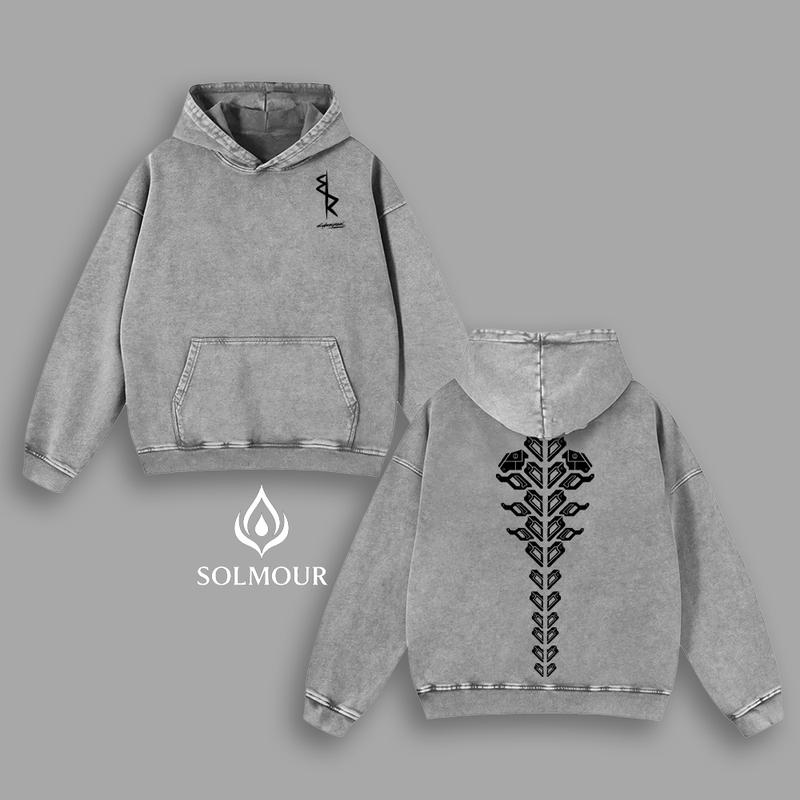 Cyberpunk Anime - Hoodie Vintage Unisex Oversize Anime Manga Washed Heavyweight Cotton Hoodie, Cyberpunk 2077 graphic tee,anime merch fan, outfits men