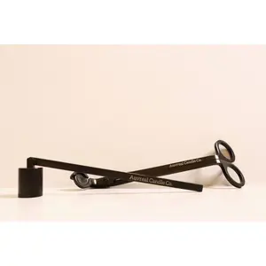 Candle Wick Trimmer and Snuffer Set - Black