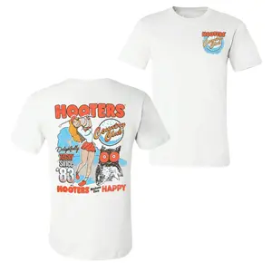 Retro Hooters Golf T-Shirt, Country Club Cartoon Style Graphic Tee, Delightfully Tacky Since 1983 Funny Back Print Shirt, Soft Cotton Blend Shirt, Vintage Golf Apparel for Men and Women, Party Golf Gift