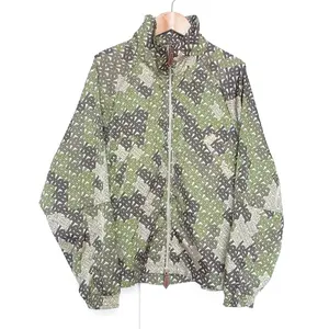 Pre-owned BURBERRY Polyester Small Leather Goods TB Monogram Camouflage Jacket