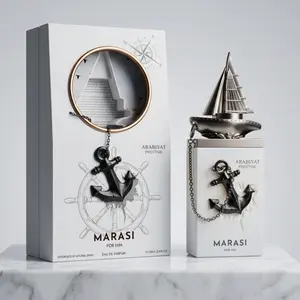 ARABIYAT PRESTIGE MARASI Scented Eau de Parfum (EDP) - Men's Fresh Lavender Fragrance, 3.4 fl oz Single Item, Men's Fragrances