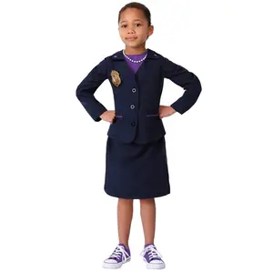 Girl's Odd Squad Ms. O Navy Suit Costume