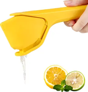 Lemon Squeezer Easy-Squeeze Flat Design – The Last Lemon Fluicer You’ll Ever Need, Maximum Yield Minimum Effort, Original Fold-Flat Citrus Juicer 10 Inch for Lemon & Lime, Fresh Juice in 3 Simple Steps, Manual Hand Press for Home Kitchen