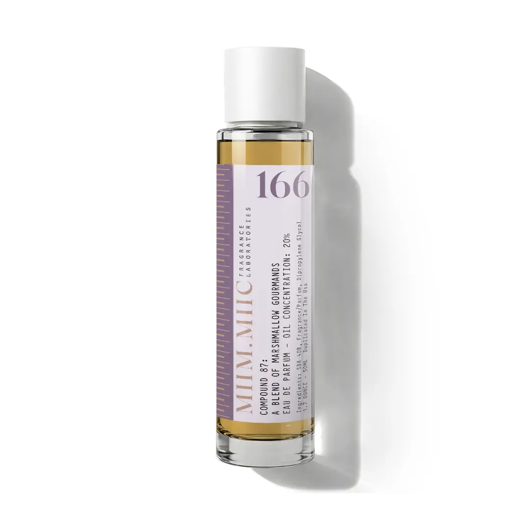 No 166 MARSHMALLOW GOURMAND Eau De Parfum Luxurious Gourmand Fragrance with Amber Vanilla & Floral Notes for Cozy Opulent Scents Liquid Body Mist Perfume