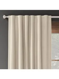 Threshold Blackout Aruba Curtain Panels Drapery OEKO-TEX Drapes Brown 2pk 50x63"