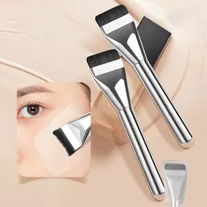 Professional Foundation Brush Flawless Makeup Application Ultra-Thin Flat Head for BB Cream Concealer & Foundation Mask Makeup Brush Ideal for Daily Home Use or Women's Travel