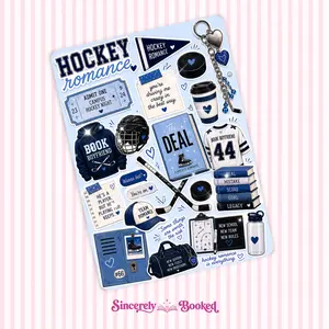 Hockey Romance Kindle Insert | Ebook Accessories | Booktok Kindle Insert | Kindle Accessories