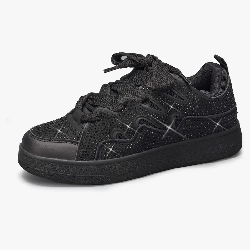 nike black rhinestone shoes - TikTok Shop display picture 1