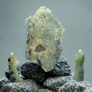 Prehnite Crystals - Natural Stones, Intuitively Chosen | Crescent Cast