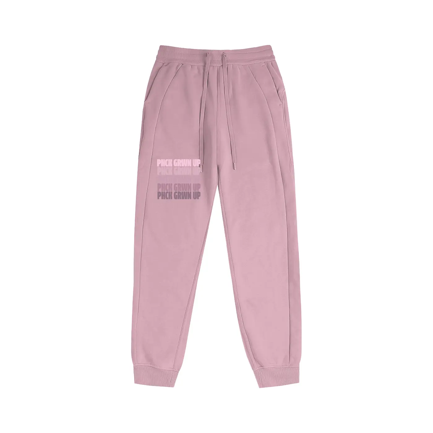 PHCK GRWN UP WOMENS JOGGER PANTS-PINK