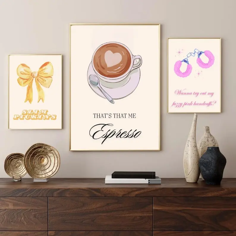 Print Set | Inspired (Slim Pickins, Espresso, Juno) | Printable Wall Art