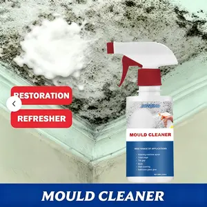 Powerful Wall Mold Remover Spray 60ml, Efficient Stain Eliminator, Anti Regrowth Household Cleaning Liquid, Multipurpose Sterilizing Dust Mite Remover for Home Use