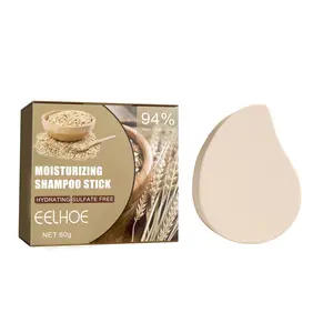 Oatmeal Rice Shampoo Bar, Daily Cleansing Hair Care Soap, Scalp Exfoliation, Anti-Dandruff, Natural Ingredients, Gentle on Hair