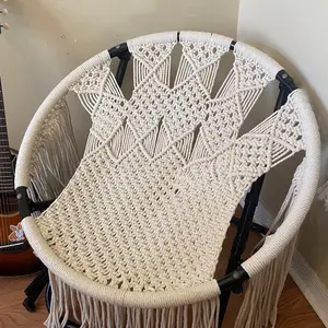 Handmade Macrame Moon Chair