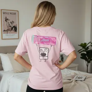 Sponge Girl Energy Drink Tee, Cute Cartoon Sponge Unisex Shirt, Fun Sponge Girl Cotton Shirt, Retro SpongePop Energy Tee,Cartoon Sponge Graphic Tee,  SpongeBob-Style Energy Tee, Cartoon Flair Shirt, Nostalgic Tee