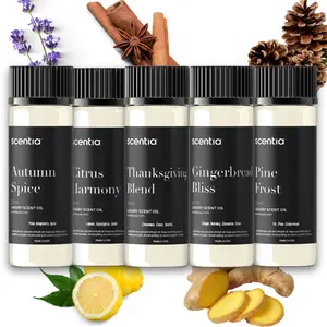 Scentia Holiday Collection Scent Oil Sample Kit Pack of 5 Fragrance Set 20ml Bottles for Diffusers