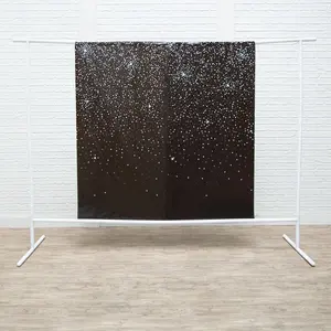 Black & White Backdrop Banner Kit - 2 Pc.
