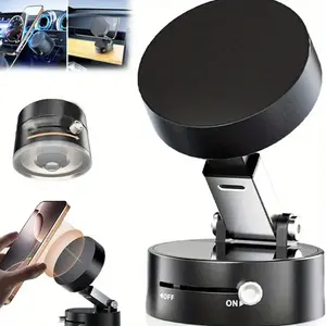 Magnetic Bracket, Multifunctional Bracket, Automotive Magnetic Bracket, Vacuum Magnetic Suction Cup Phone Holder, Octopus Inspired Strong Suction Cup, Dual Magnetic Force, Foldable, Extendable, 360 ° Adjustable, Suitable for Cars, Homes, Offices