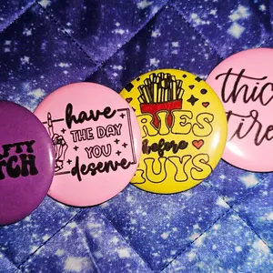 funny pin on buttons (2.25 inch)