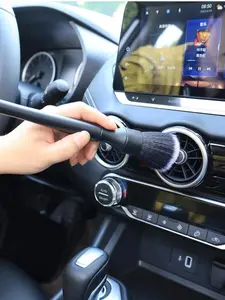 Car Interior Multi-Functional Cleaning Tool, Soft Bristle Detail Dust Brush, Dashboard Cleaner, Vent and Wheel HUB Marking Clean