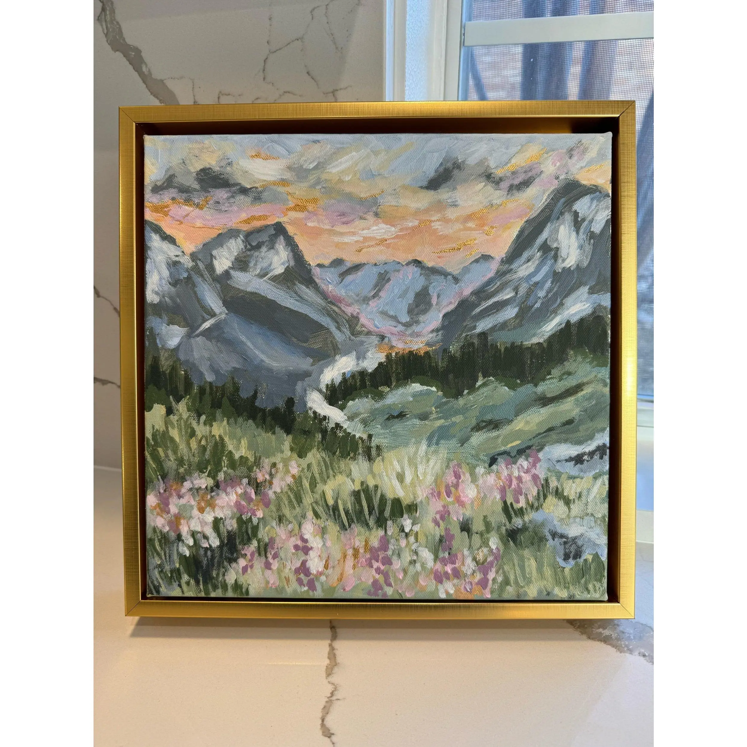 Landscape Commission - 12x12, price includes floater frame