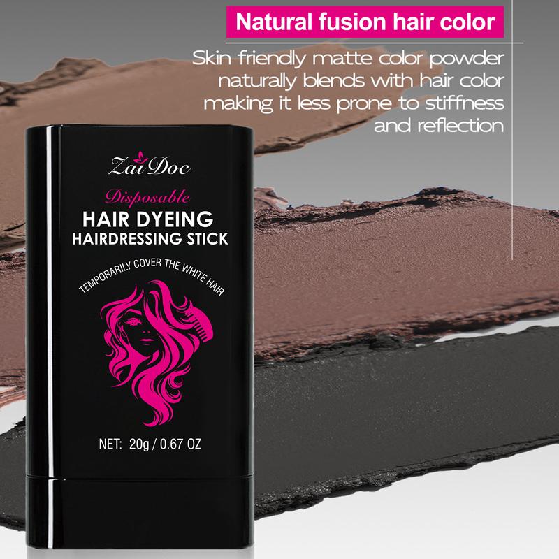 Disposable Hair dye comb - Covers Gray Hair,Easy to Color, Portable for Quick Touch - Ups,  Resists Fading and Clumping