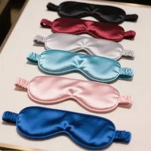 Sleep Mask Set of 5, Soft Sleep Mask, Dual-Sided Light Blocking, Ergonomic Design, User-Friendly Comfort, Elegant Embroidery, Noise Reduction, Sleep Eye Mask