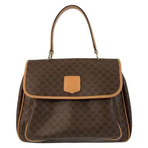 Pre-owned Celine Plastic Shoulder Bags Macadam PVC Leather Handbag