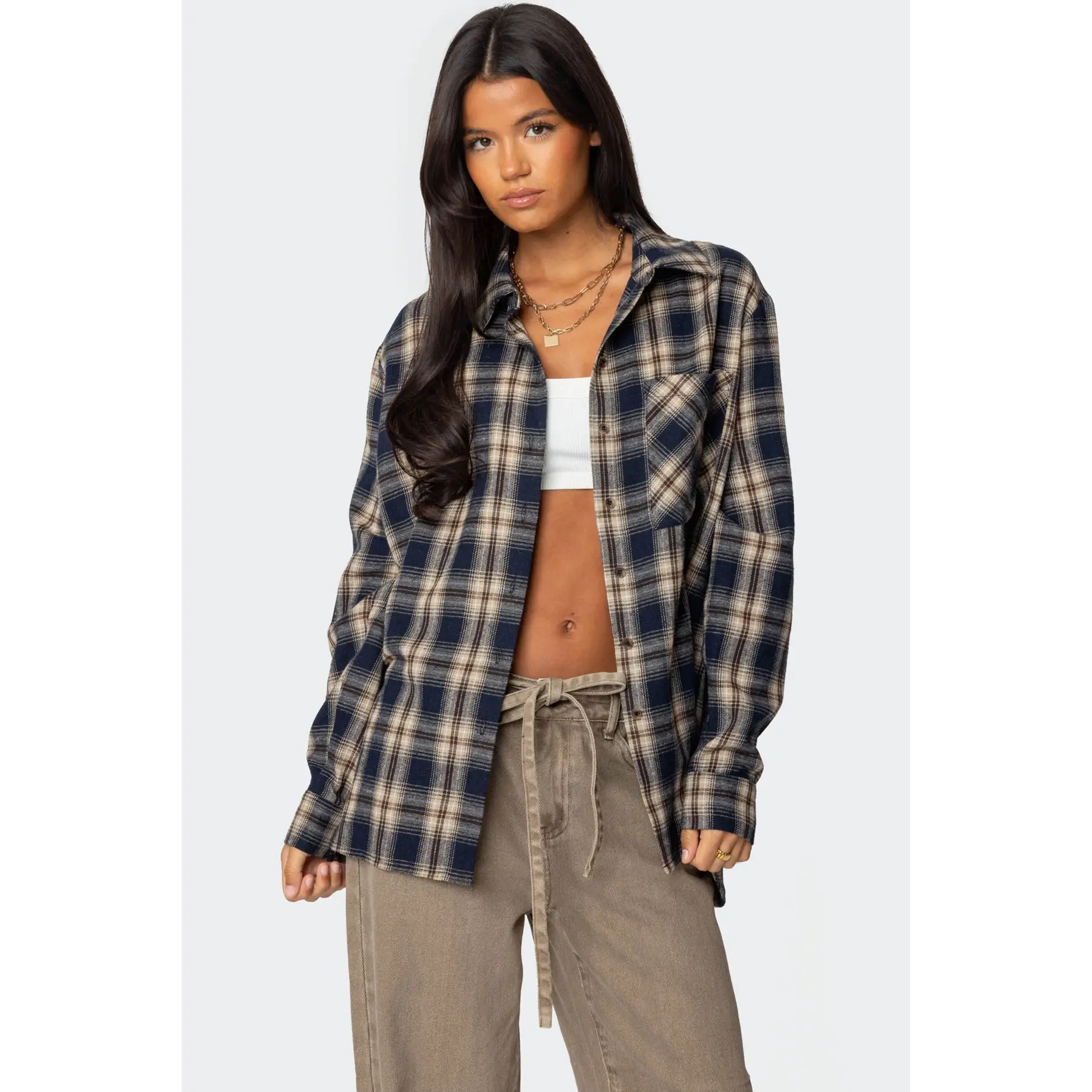 Plaid Flannel Button Up Shirt Plaid Flannel Button Up Shirt