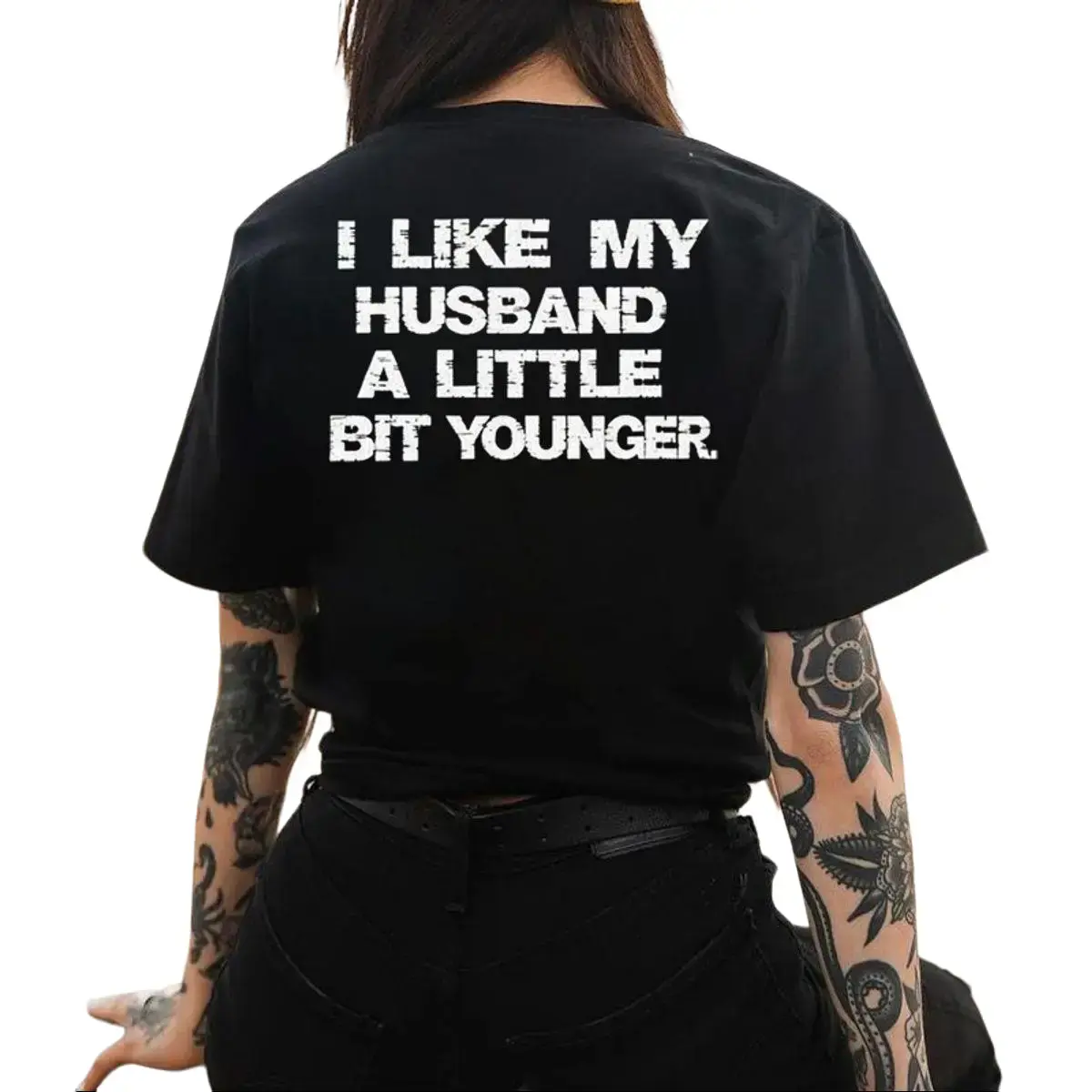 I Like My Husband A Little Bit Younger T Shirt, Unisex Hoodie, For Women Men Sweatshirt, Graphic Tee, Unisex Sweater Pullover Tee Cotton FIt