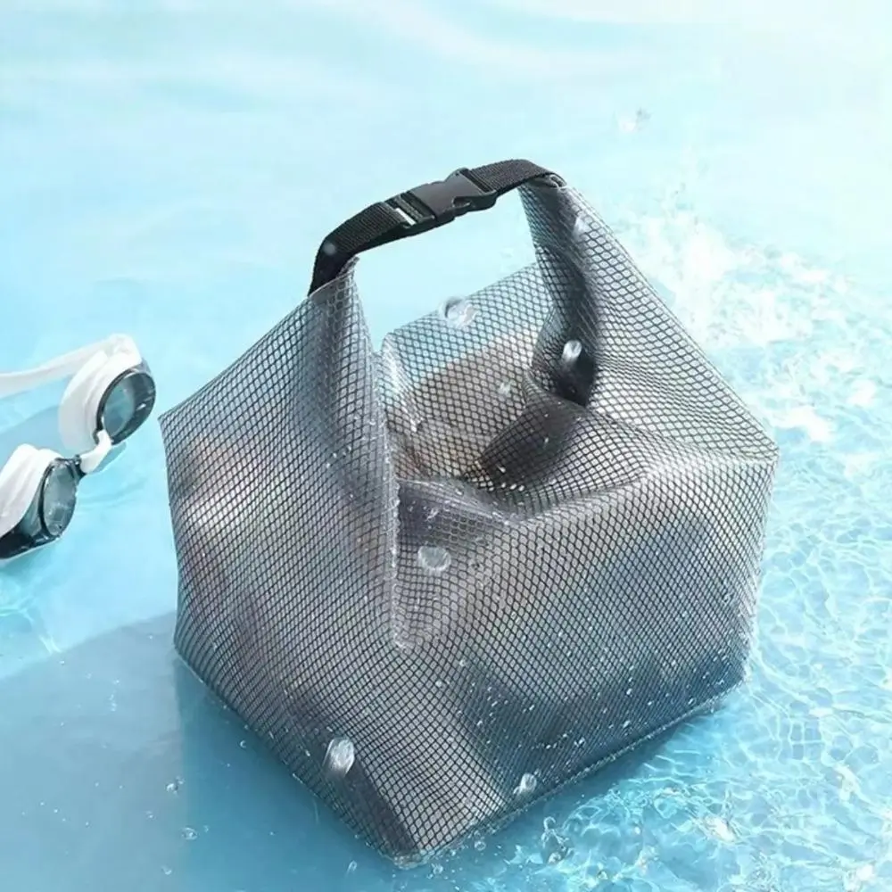 Waterproof Drawstring Storage Bag - Large Capacity (35*15.5*27.5cm) Unisex Portable Fit Organizer, Multi-Functional Pouch for Gym, Travel, Outdoor Use, White35*15.5*27.5Cm(Large)
