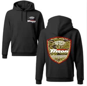 Triton Boats Vintage Streetwear Fishing Hoodie, Camouflage Performance Graphic Pullover, Soft Cotton Blend Outdoor Hoodie for Men & Women, Fishing Enthusiast Gift