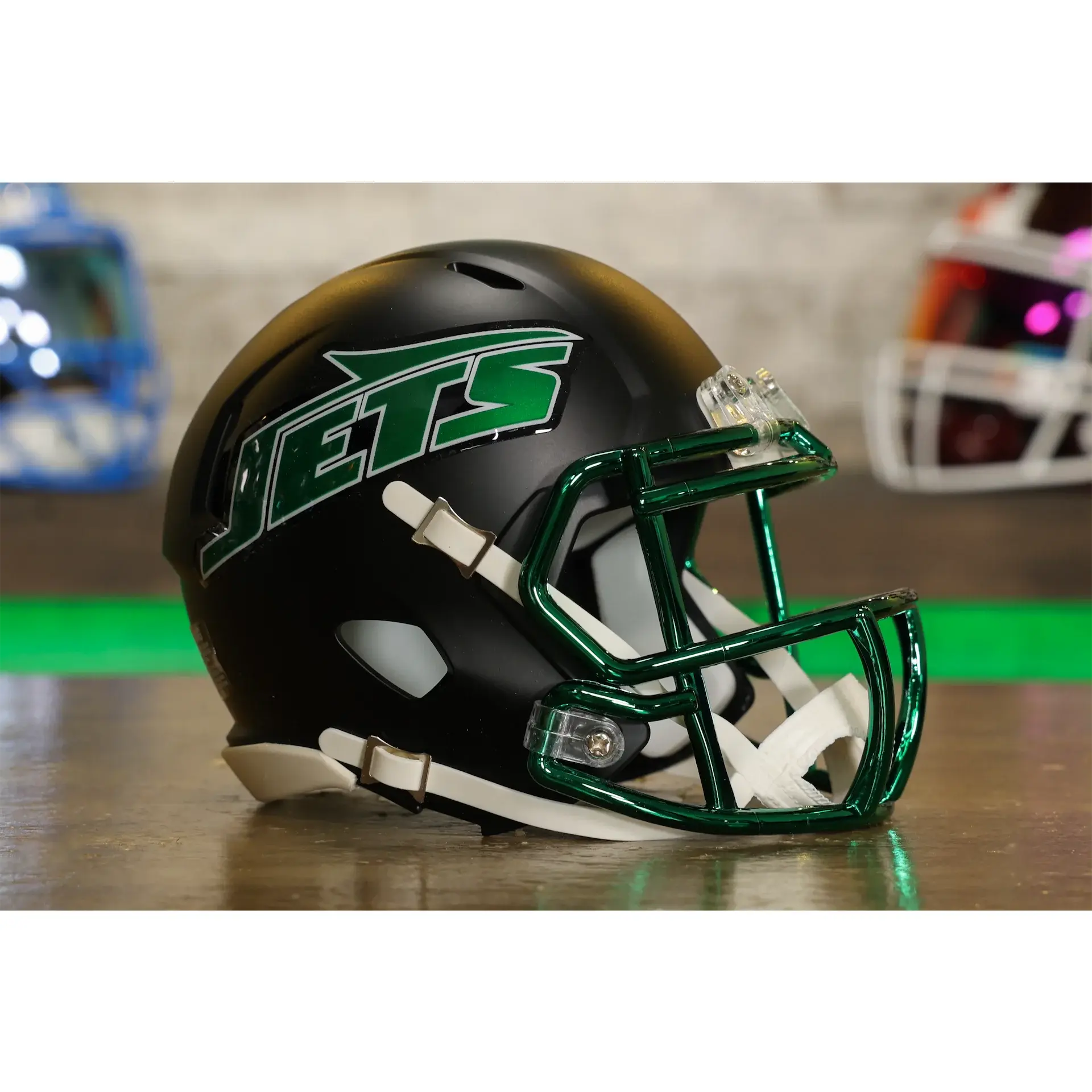 New York Jets Riddell Speed Collectible Mini Helmet - Legacy Black Alternate, Collectible Helmet