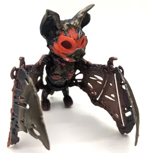 3d printed Articulated Halloween Zombie bat figure