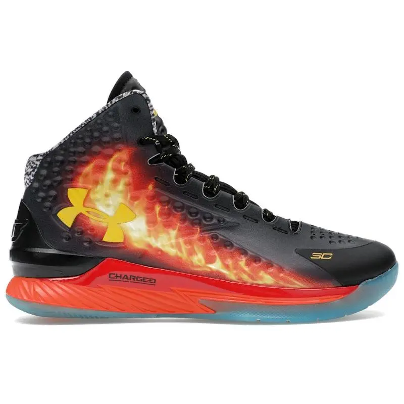 Under Armour Men's Curry 1 Retro Curry Jam Basketball Shoes, from StockX