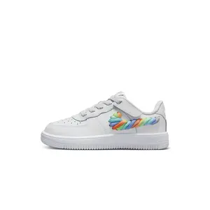Force 1 Low LV8 EasyOn PS "White Terra Blush Vapor Green Multi-Color" FN4890 100