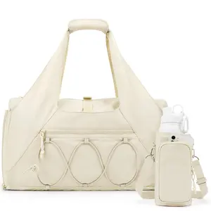 Gym Casual Sports Bag for Women, Lightweight Duffel with Shoe Compartment, Weekender with Wet Pocket, Organizer Storage Workout Yoga Tote, Gym Bags