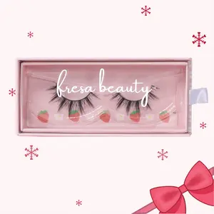 Lavender Black Band Manhua Manga Strip Eyelashes Makeup