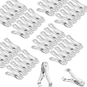 AOZEY Garden Clips, Greenhouse Clamps Made of Stainless Steel, Have a Strong Grip to Hold Down the Shade Cloth or Plant Cover on Garden Hoops